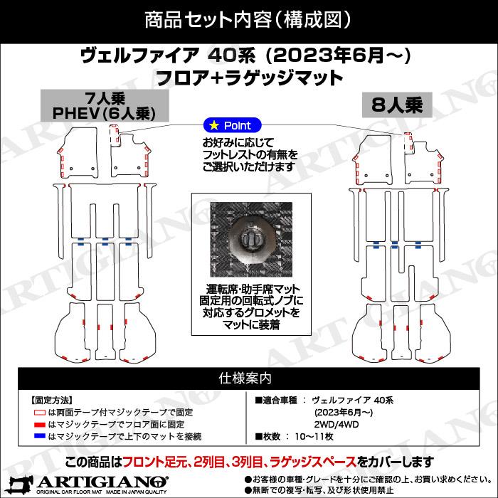 ☆セール対象☆トヨタ 40系 ヴェルファイア フロアマット+ ☆セール対象☆トヨタ 40系 ヴェルファイア フロアマット+