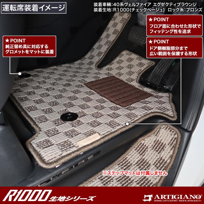 ☆セール対象☆40系 ヴェルファイア フロント フロアマット R1000