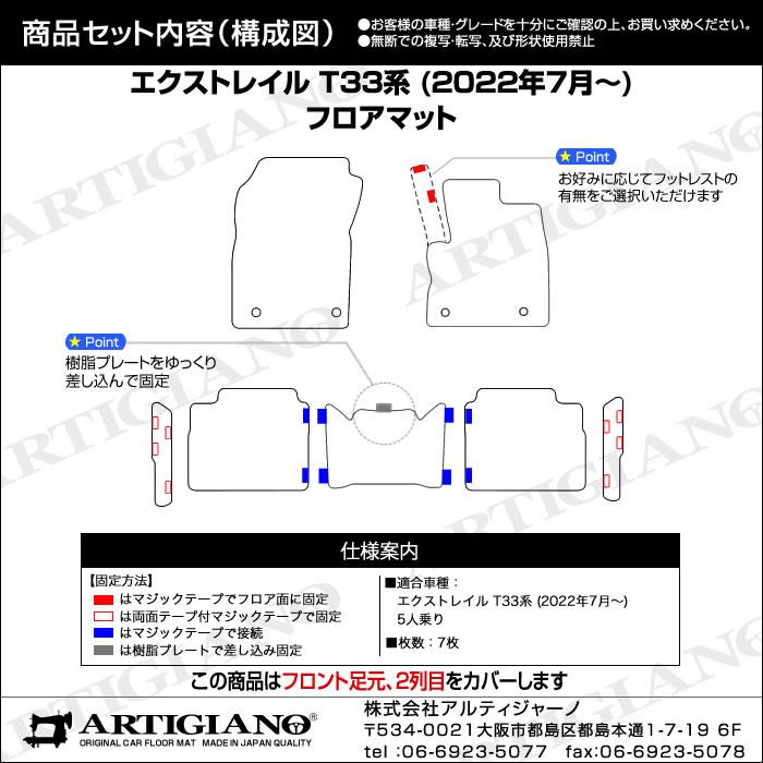 日産 エクストレイル T33 フロアマット R1000シリーズ 【 アルティ