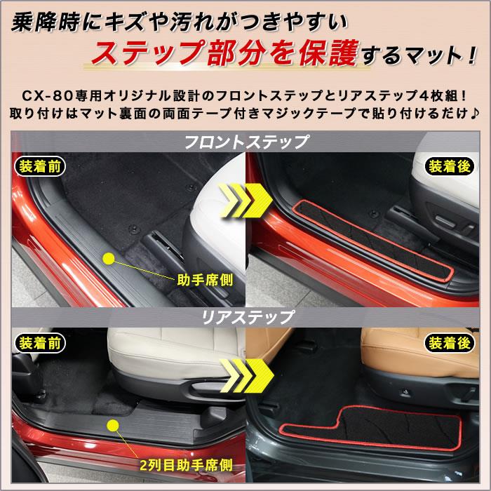 マツダ CX-80 ステップマット R1000シリーズ