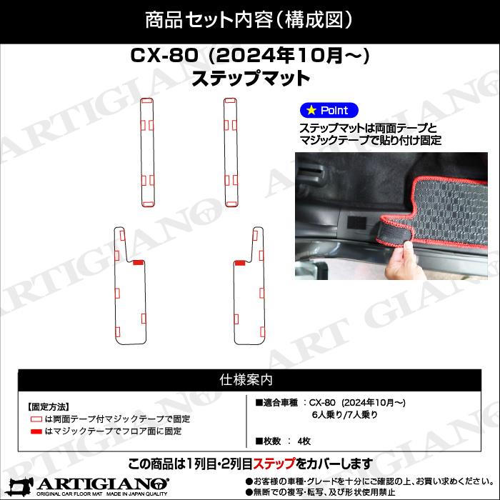マツダ CX-80 ステップマット R1000シリーズ