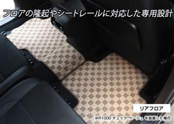 VW フォルクスワーゲン シャラン 2011年2月～ 本体+トランク（ラゲッジ）マット R1000シリーズ フロアマットセット  フロアマット専門店アルティジャーノ 車 フロアマット