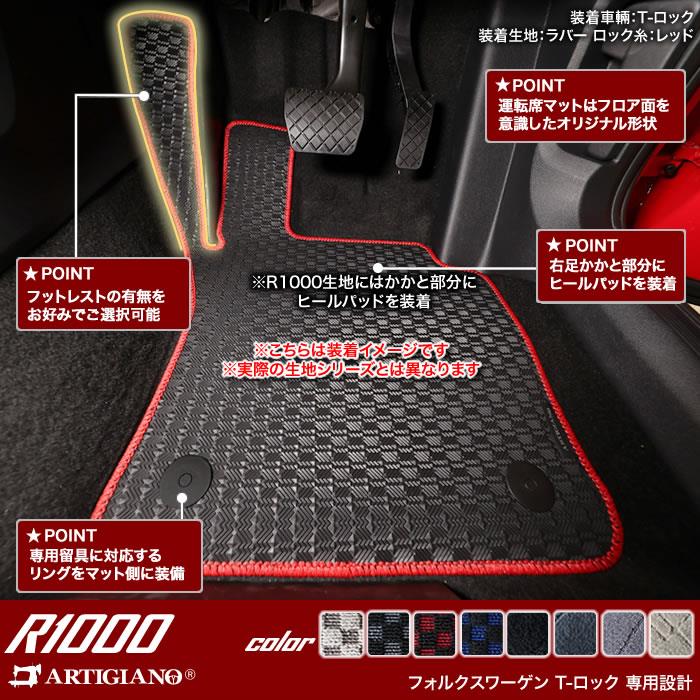 フォルクスワーゲン 新型 T-ロック A1D系 フロアマット+ラゲッジ
