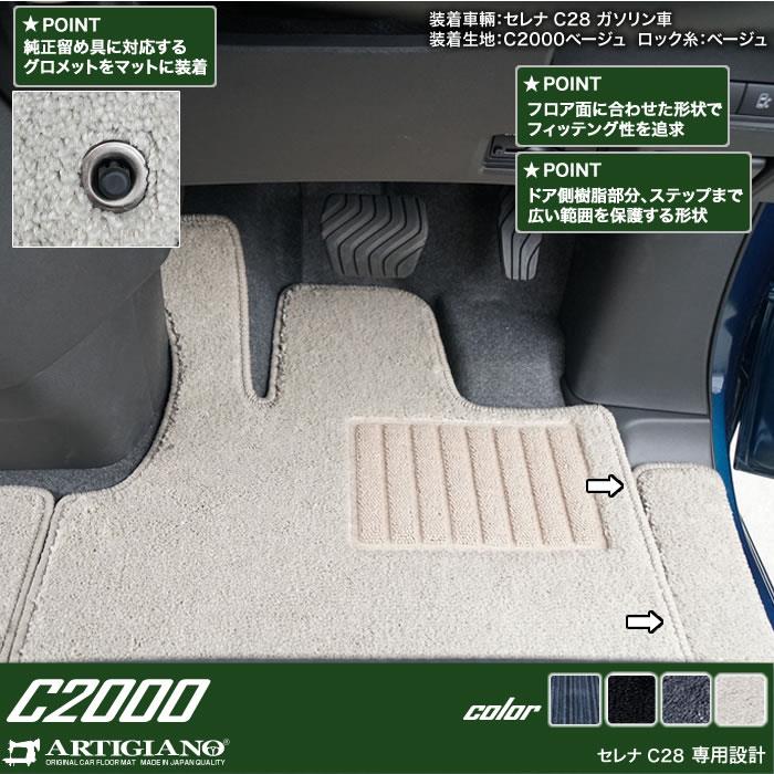 ☆セール対象☆ 日産 セレナ C28 e-power ガソリン車 フロアマット+