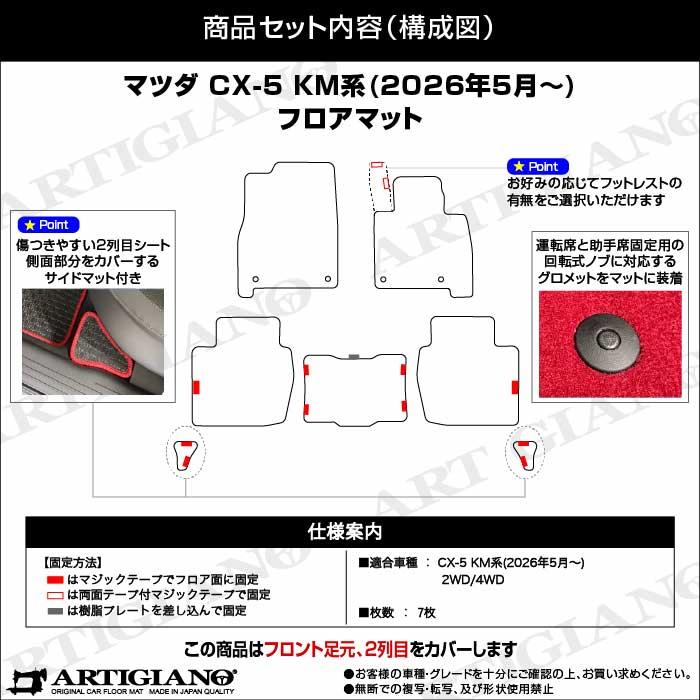 ☆セール対象☆マツダ 新型 CX-5 KM系 フロアマット + ラゲッジマット