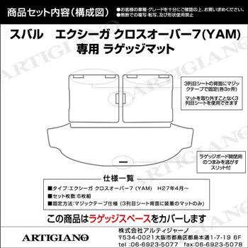 seven garage / ShaktiMat Matセット レベル③ Amazon | スバル エクシーガ クロスオーバー7 フロアマット STD