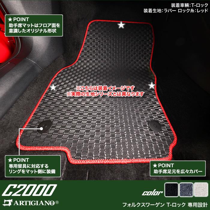 フォルクスワーゲン 新型 T-ロック A1D系 フロアマット+ラゲッジマット