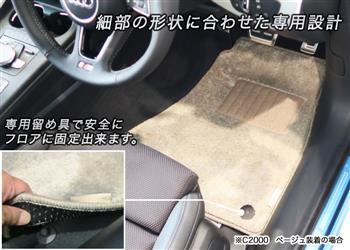 アウディ A4/A4アバント B9 8WC 右ハンドル フロアマット+ラゲッジ