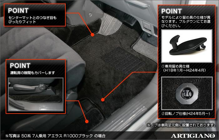 トヨタ エスティマ ハイブリッド 20系 フロアマット+エントランス