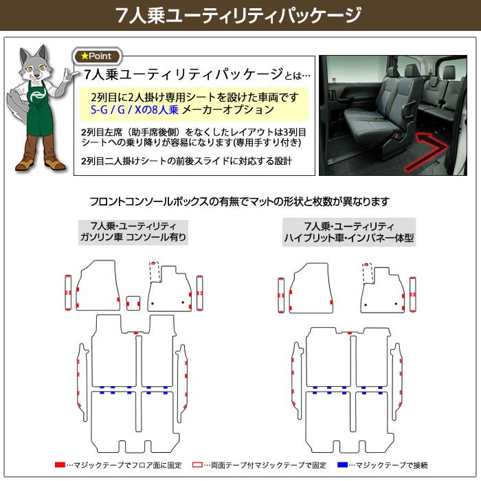 ☆セール対象☆トヨタ 新型 ヴォクシー 90系 フロアマット + ステップ