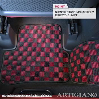 ベンツ Aクラス （W176） フロアマット 5枚組 2013年1月～ ラバー製 
