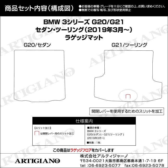 BMW 3シリーズ G20 G21 セダン/ツーリング ラゲッジマット