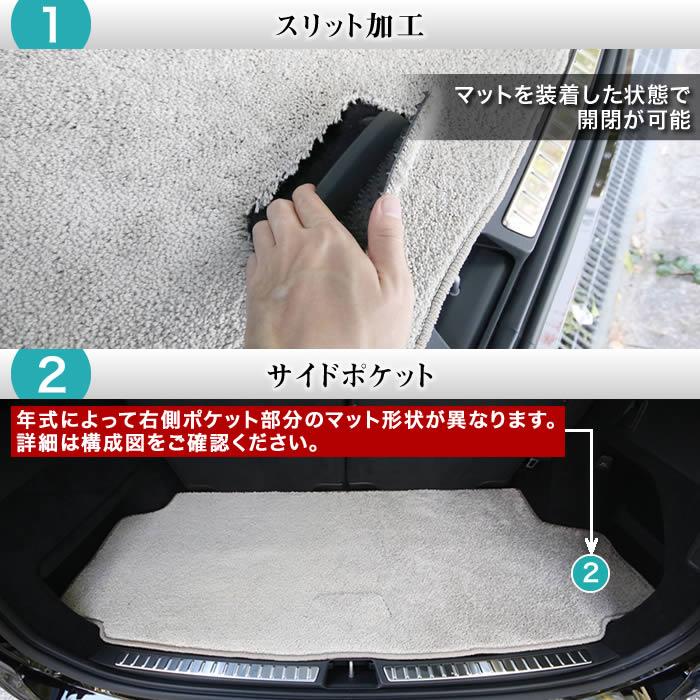 ボルボ XC90 LB/LD系 フロアマット+トランクマット(ラゲッジマット) 右