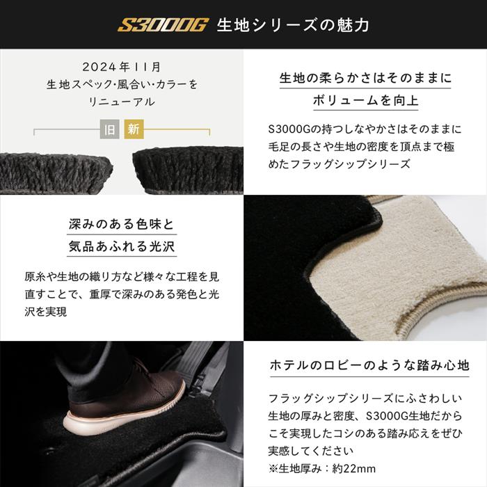 マツダ CX-8 KG系 運転席用フロアマット 運転席のみ S3000G