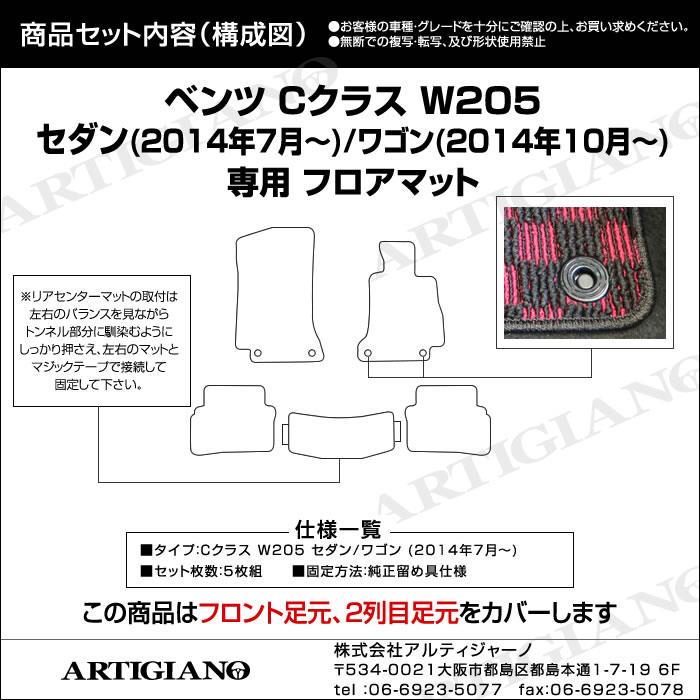 メルセデス ベンツ Cクラス W205 セダン/ワゴン 右ハンドル フロア 